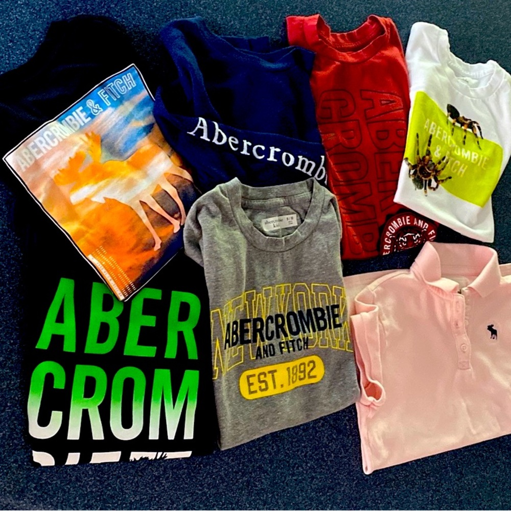 Abercrombie Kids boys shirts long sleeve short sleeve tops T-shirt 9/10 7/8